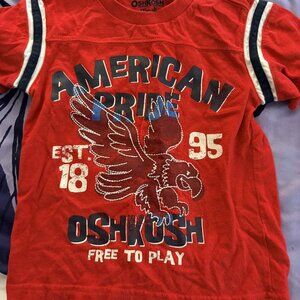 Osh Kosh Graphic “American Freedom” Short Sleeve Tee for Kids